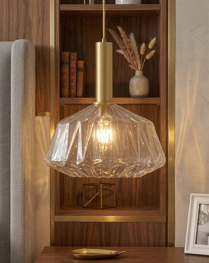 Crystara Facet Pendant Light