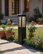 Pattern Cut Garden Bollard