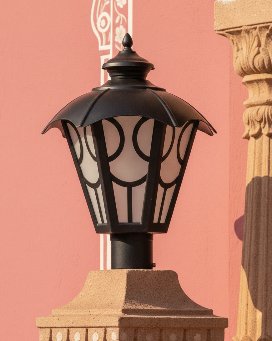 Classic Curves Ourdoor Gate Light