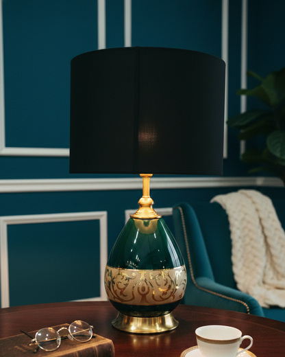 Emerald Crest Luxury Table Lamp