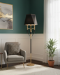 Monarch Noir Floor Lamp