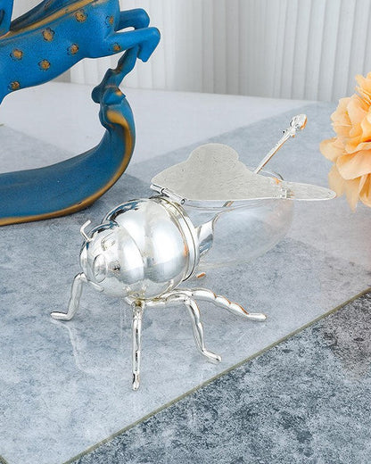 HoneyBee Honey Pot '200 ML' - Silver