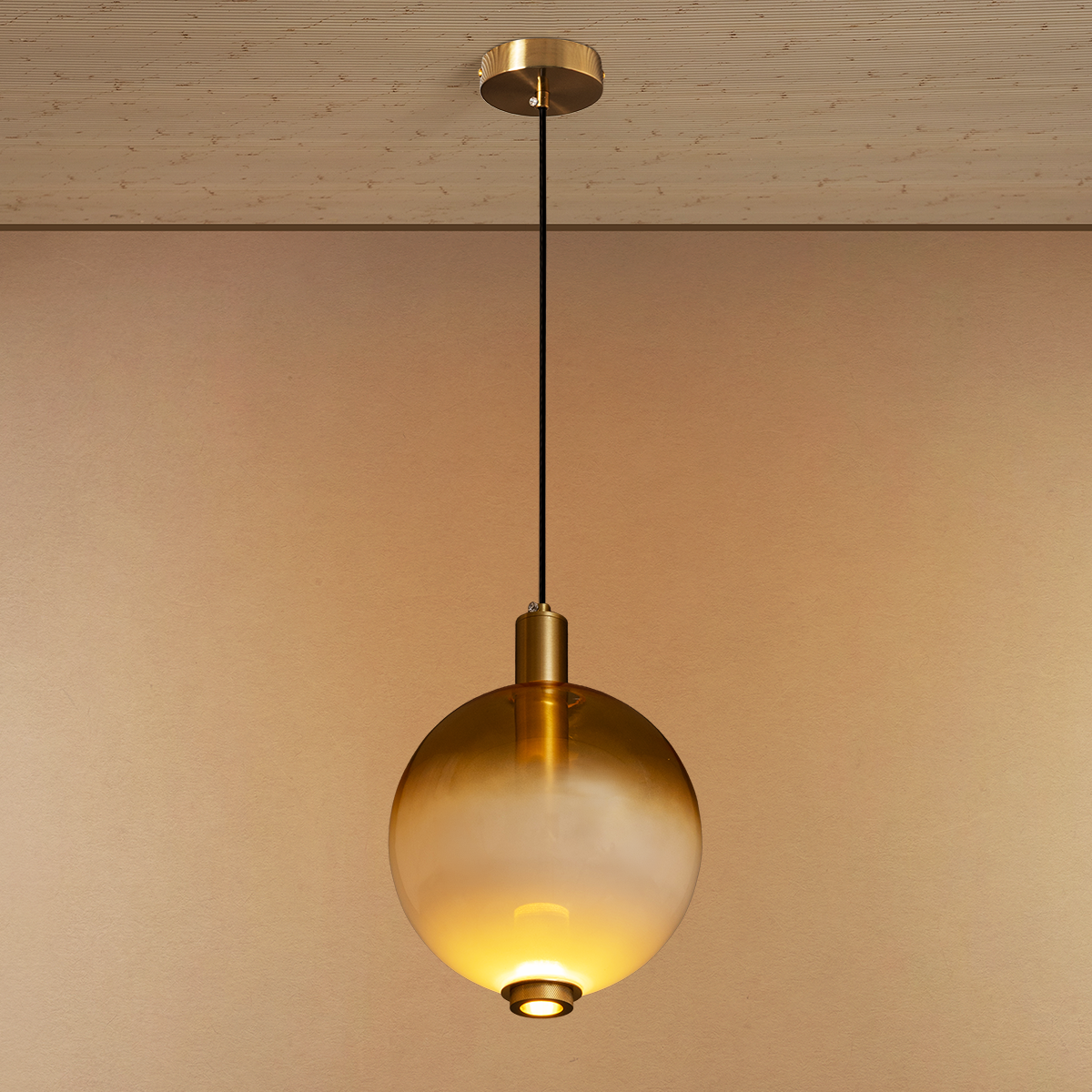 Orbis Luxe Ceiling Light For Home & Home Decoration Item -  Gold