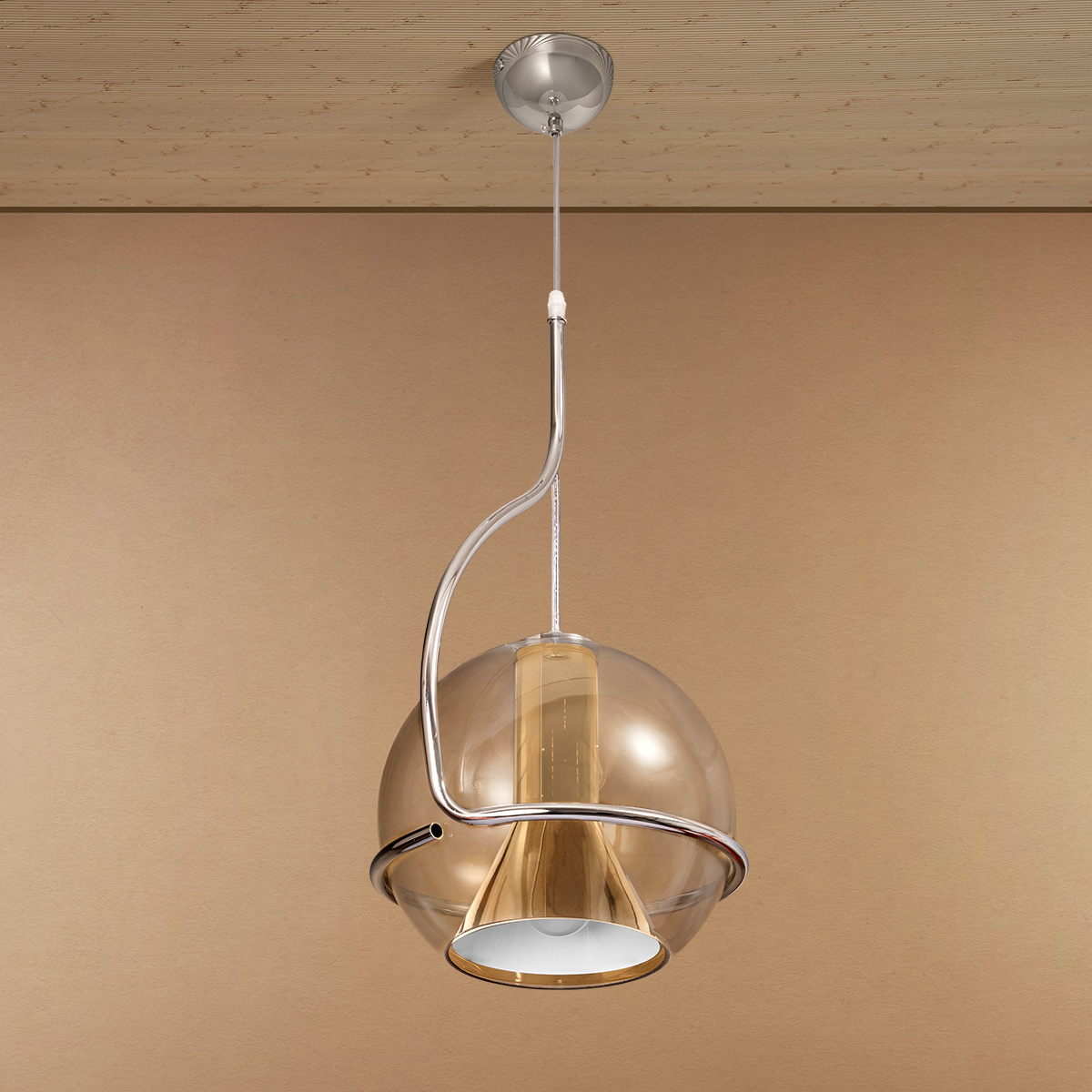 Amber Radiance Ceiling Light For Home & Home Decoration Item