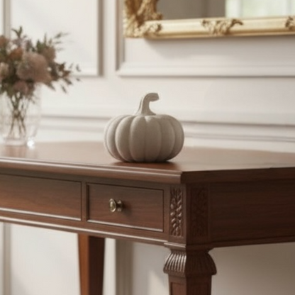 Serene Pumpkin Charm Ceramic table Showpiece for Home - Medium