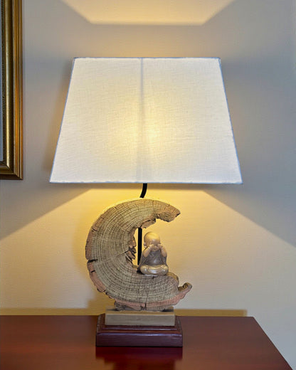 Crescent Zen Monk Table Lamp