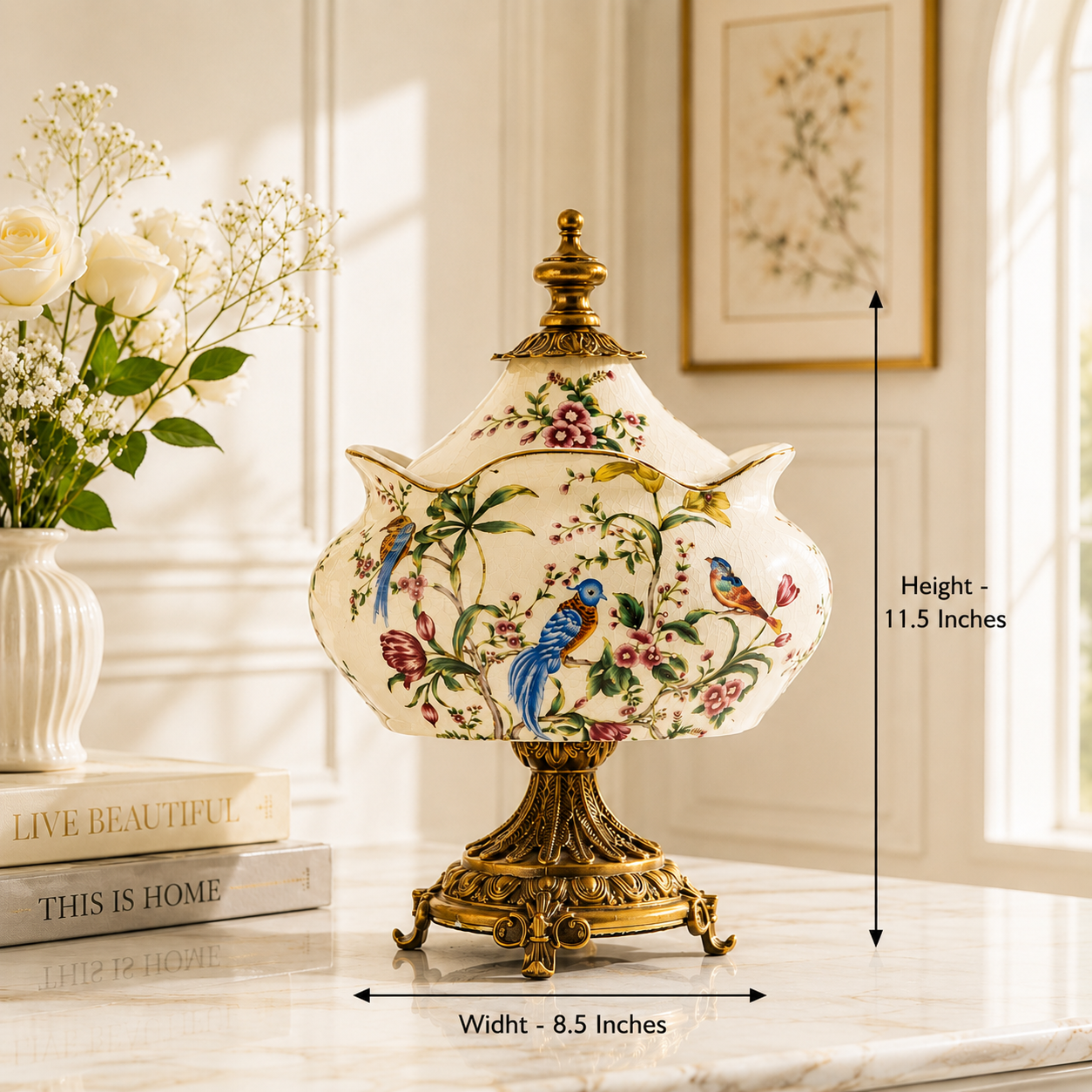 Avensia Regal Decorative Vase & Showpiece for Home & Item for Home Decoration