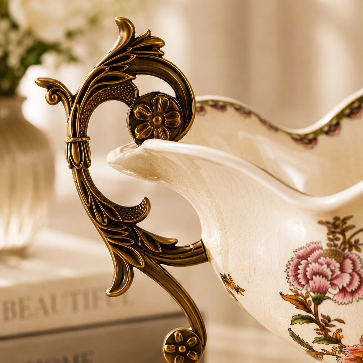 Ornovia Signature Bowl Decorative Vase & Showpiece for Home & Item for Home Decoration