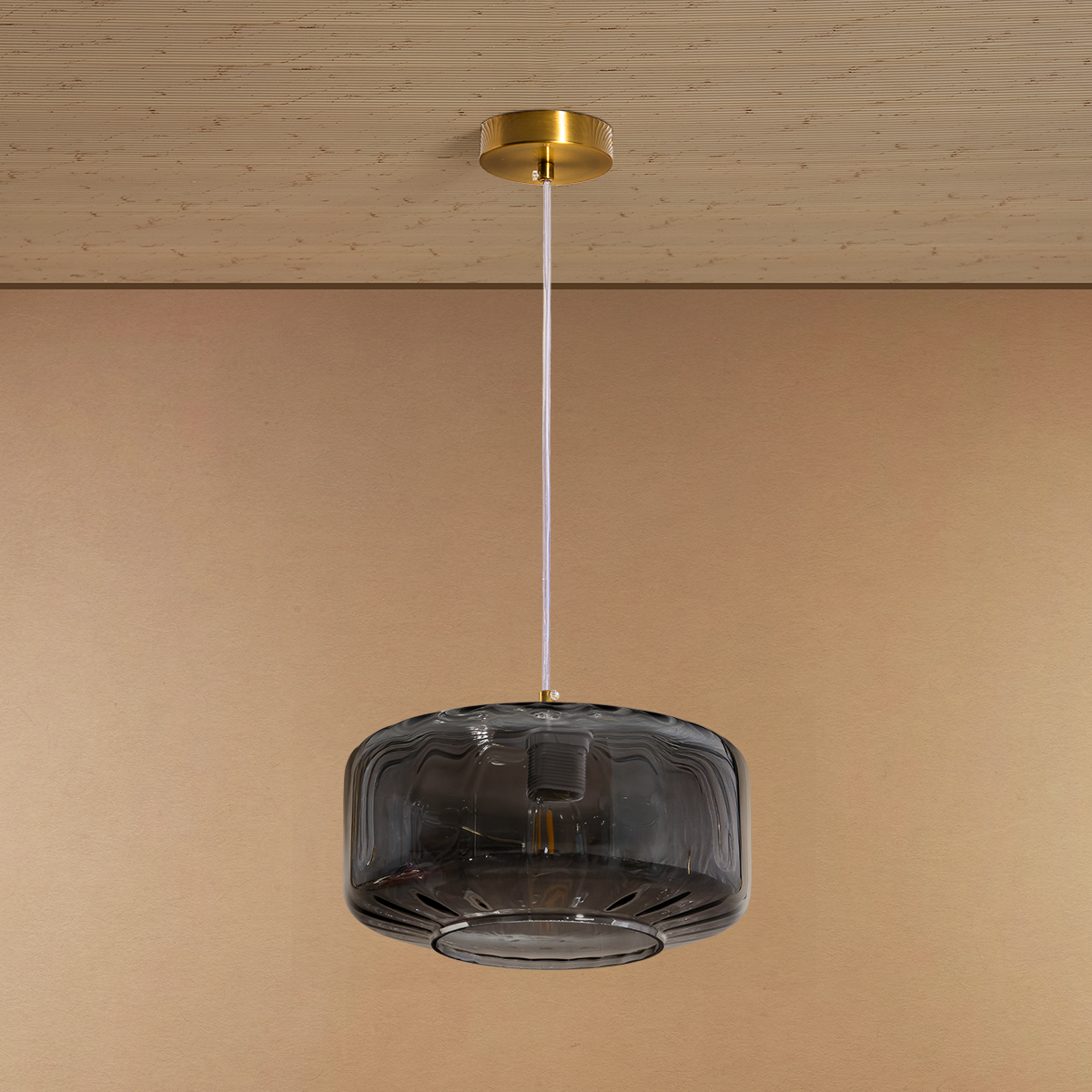 Luxe Prism Ceiling Light For Home & Home Decoration Item - Grey