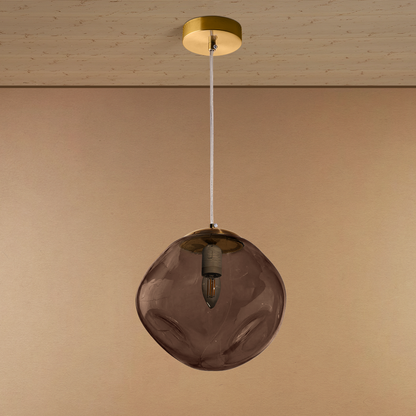 Lumera Drop Ceiling Light For Home & Home Decoration Item - Amber