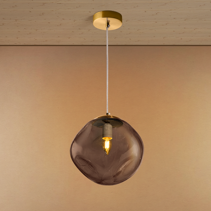 Lumera Drop Ceiling Light For Home & Home Decoration Item - Amber