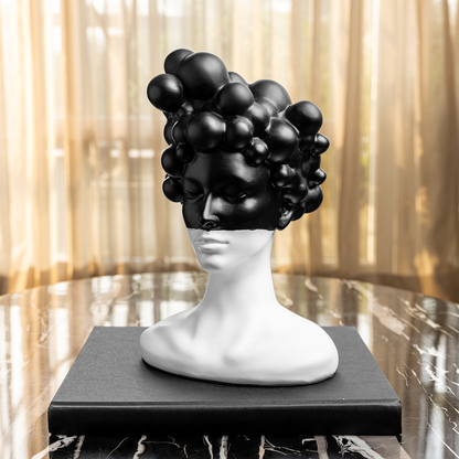 The Sphere of Imagination Home Decorative Showpiece for living room - Black Top