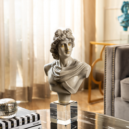 Apollo’s Grace Home Decorative Showpiece for Home Decor - Gray