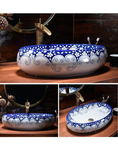 Fragrant Porcelain Counter Top Basin