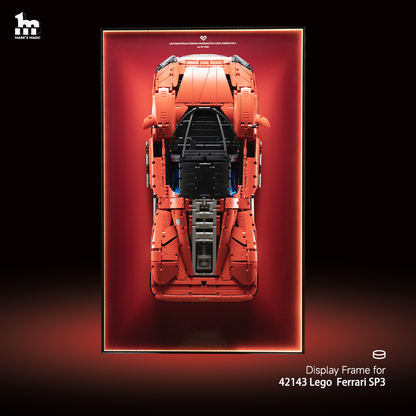 LEGO® TECHNIC™ Ferrari Daytona SP3 42143 Car Display Frame And LEGO Set