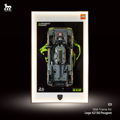 LEGO® TECHNIC™ Peugeot 42156 Car Display frame And LEGO Set