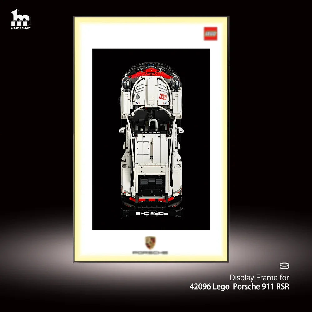 LEGO® TECHNIC™ Porsche 911 RSR 42096 Car Display frame And LEGO Set