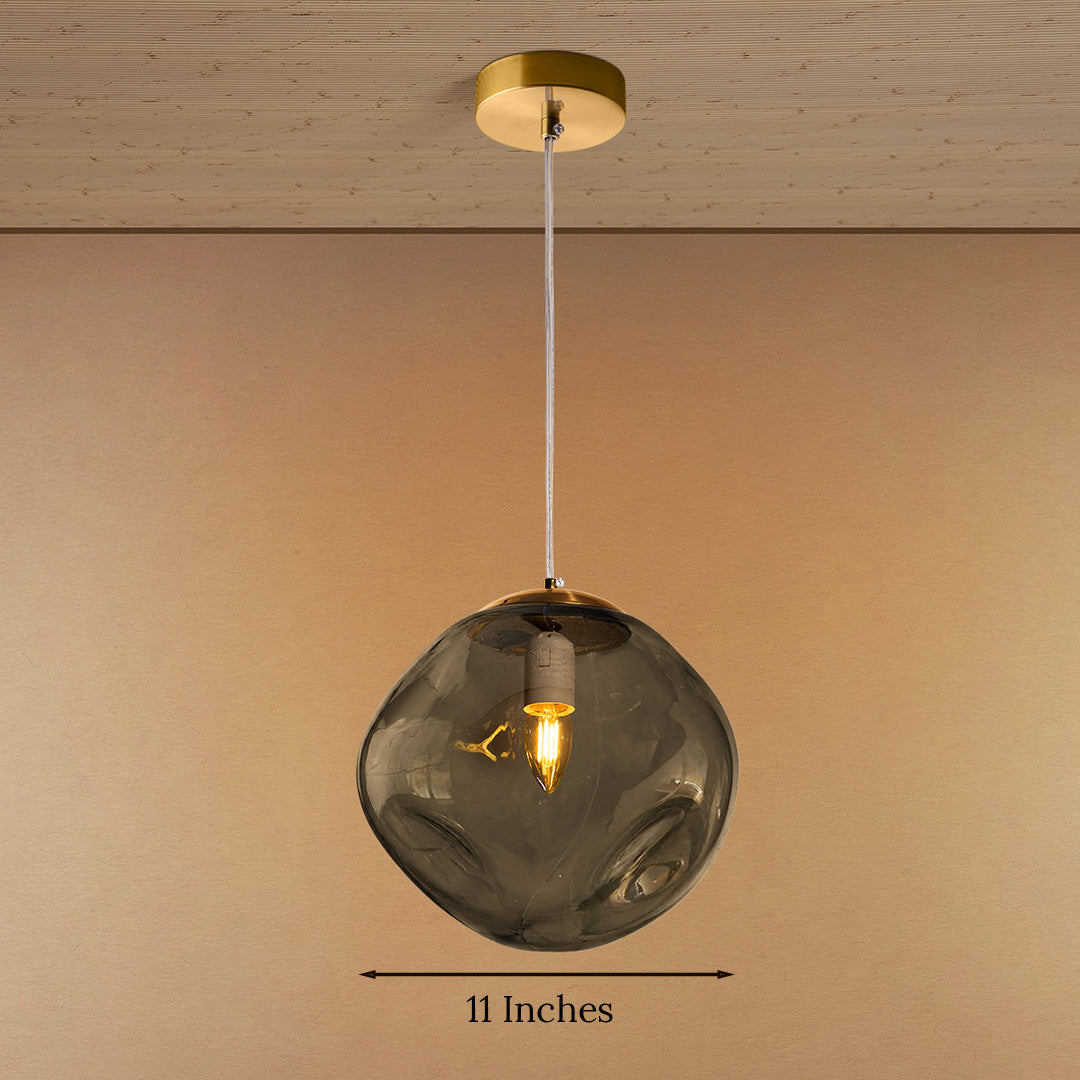 Lumera Drop Ceiling Light For Home & Home Decoration Item - Gray