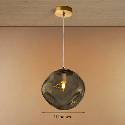 Lumera Drop Ceiling Light For Home & Home Decoration Item - Gray