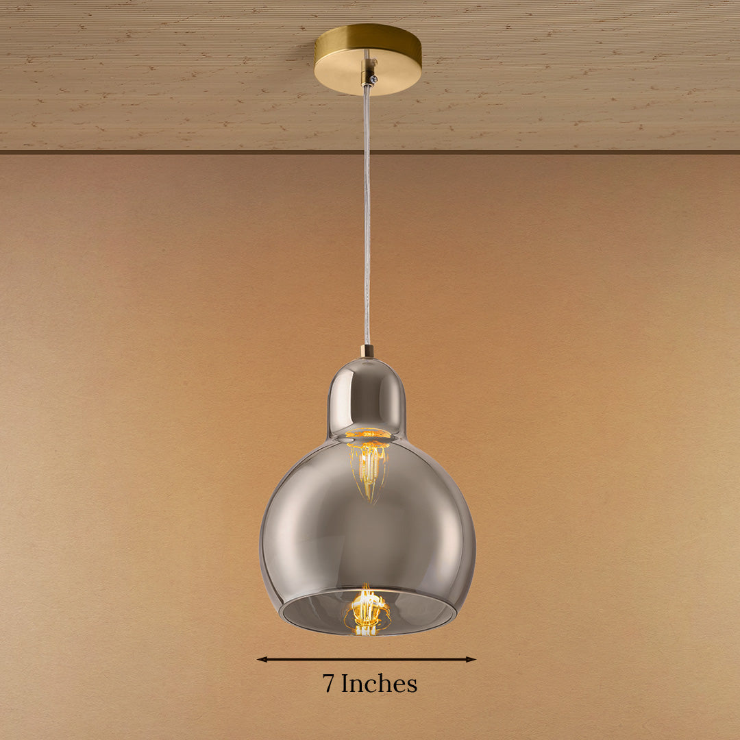 Lumera Globe Pendant Light For Living Room & Home Decoration item -  Grey