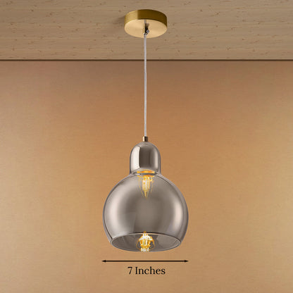 Lumera Globe Pendant Light For Living Room & Home Decoration item -  Grey