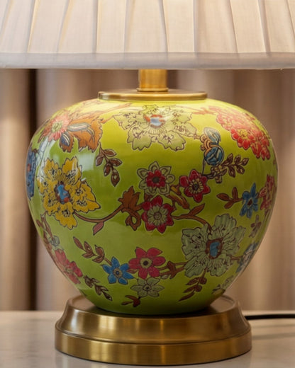 Classic Floral Ceramic Table Lamp