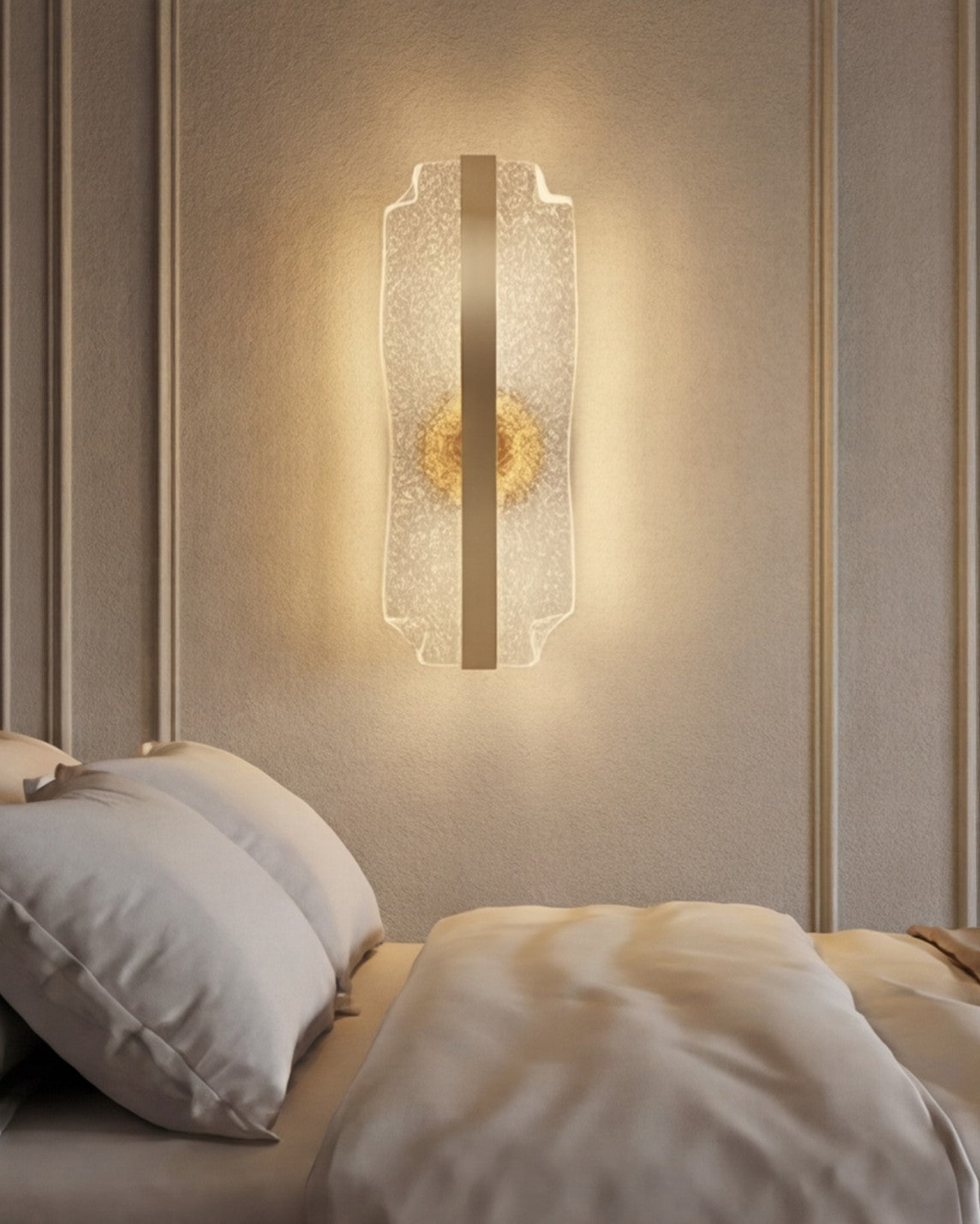 Crystal Edge Wall Light