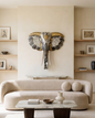 Royal Elephant Head Wall Mount