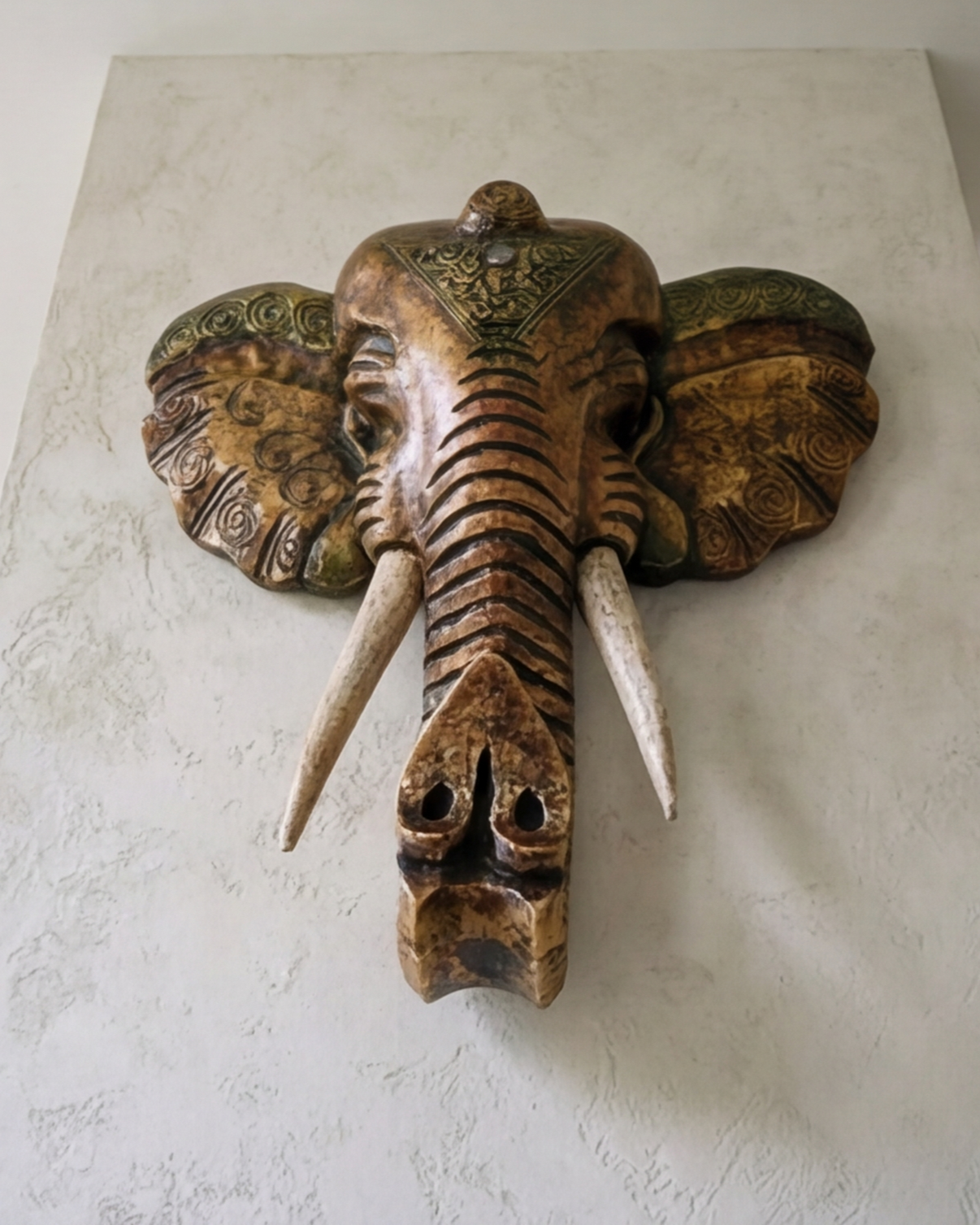 Royal Elephant Head Wall Mount