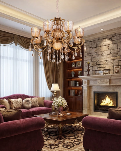 Imperial Verossa Grand Chandelier - 8 Bulb