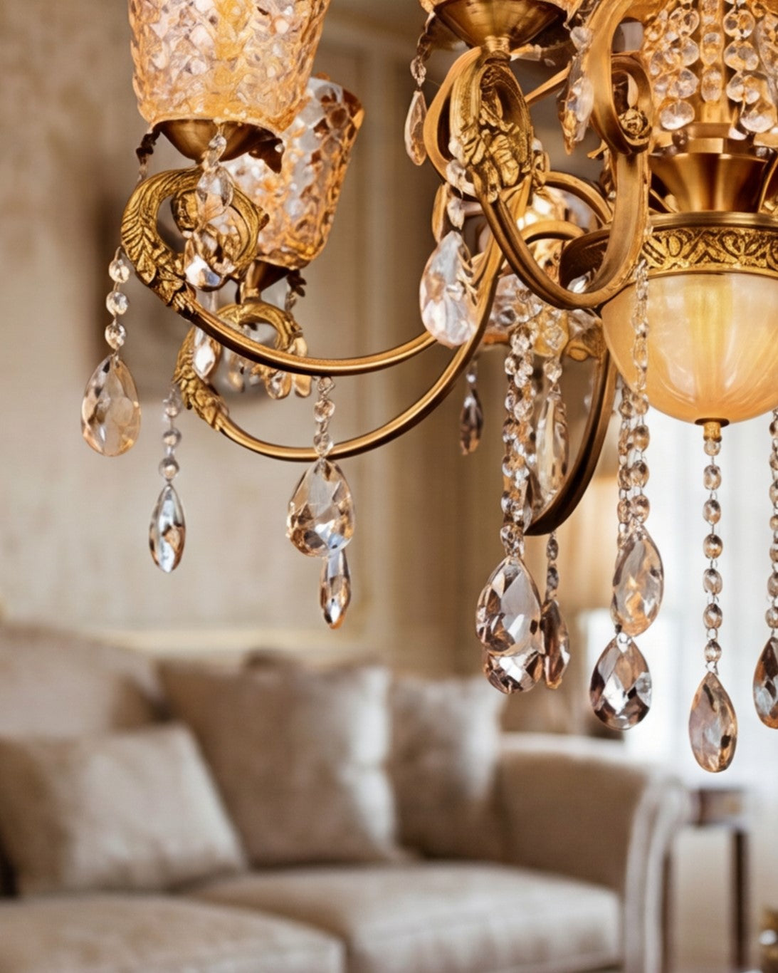 Imperial Verossa Grand Chandelier - 8 Bulb