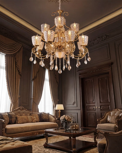 Imperial Verossa Grand Chandelier - 12 Bulb