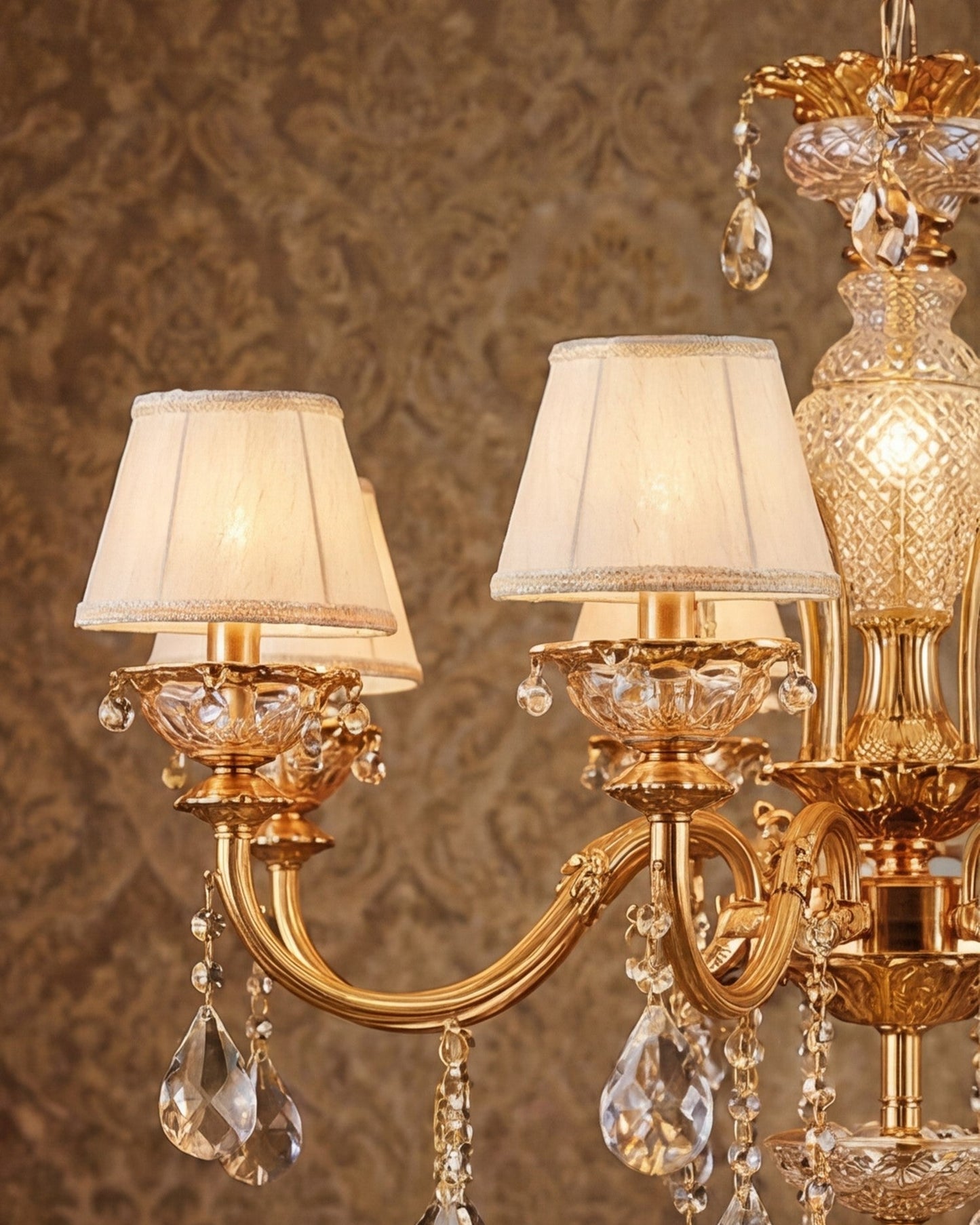 Royal Elysian Crystal Chandelier - 8 Bulb