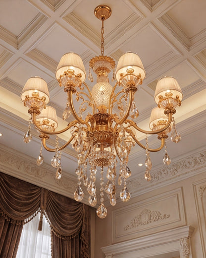 Royal Elysian Crystal Chandelier - 8 Bulb