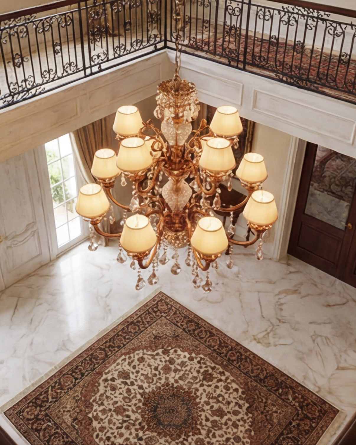 Royal Elysian Crystal Chandelier - 12 Bulb
