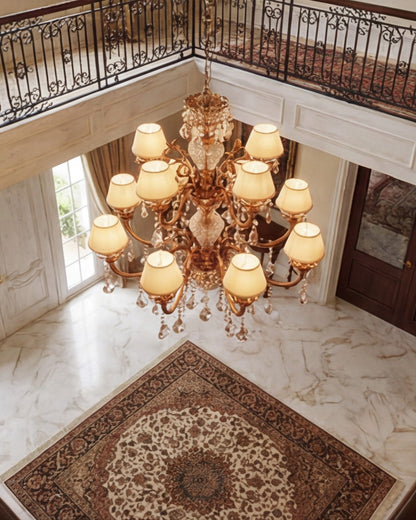 Royal Elysian Crystal Chandelier - 12 Bulb