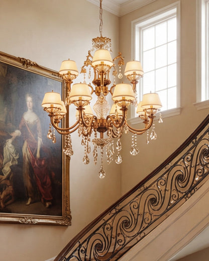 Royal Elysian Crystal Chandelier - 12 Bulb