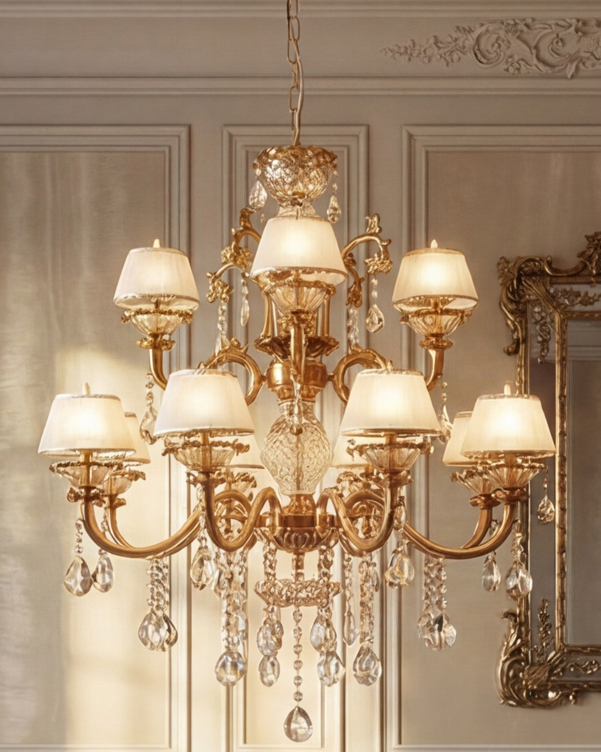 Royal Elysian Crystal Chandelier - 12 Bulb