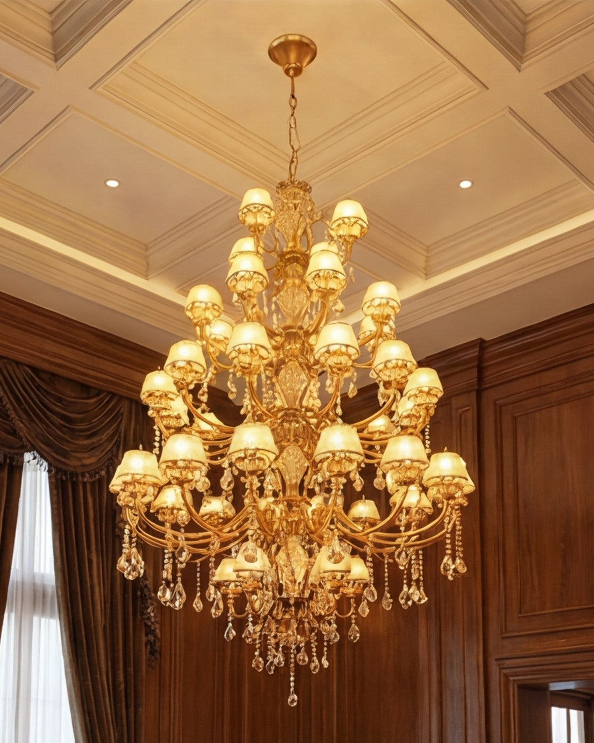 Royal Elysian Crystal Chandelier - 45 Bulb