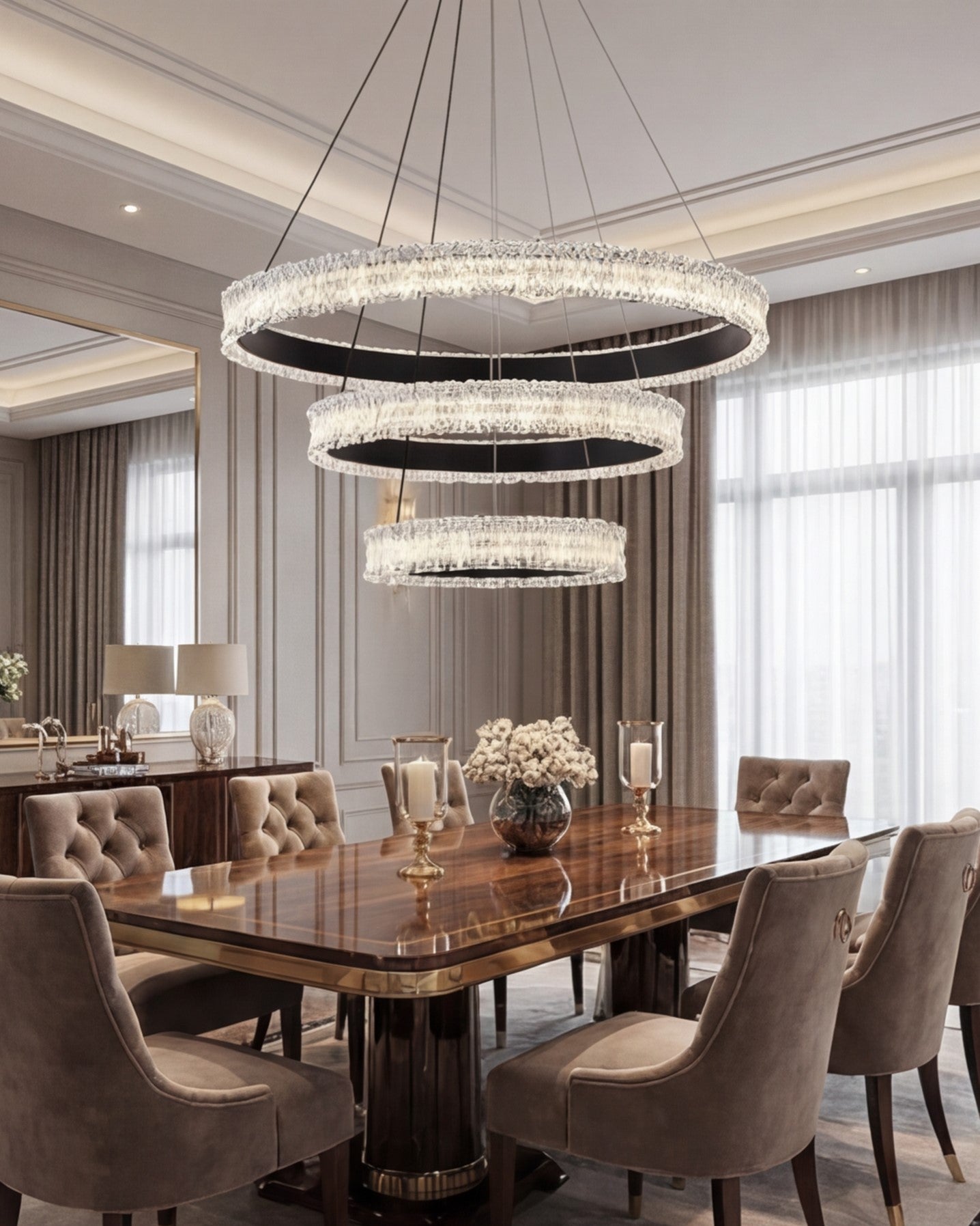 Nocturne Ascend Ring Chandelier