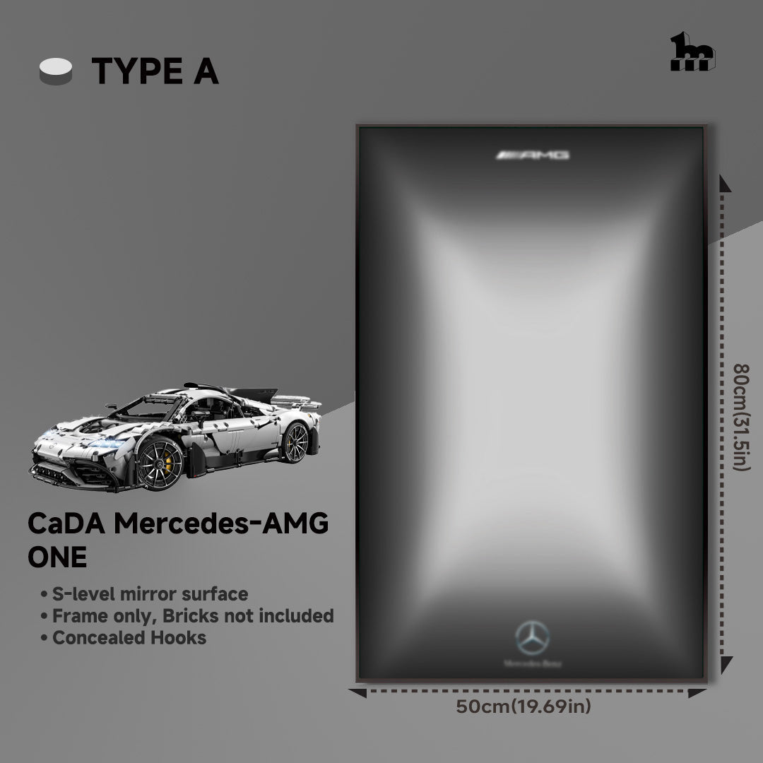 CaDA Mercedes-AMG ONE Car Display Wall Frame And LEGO Set