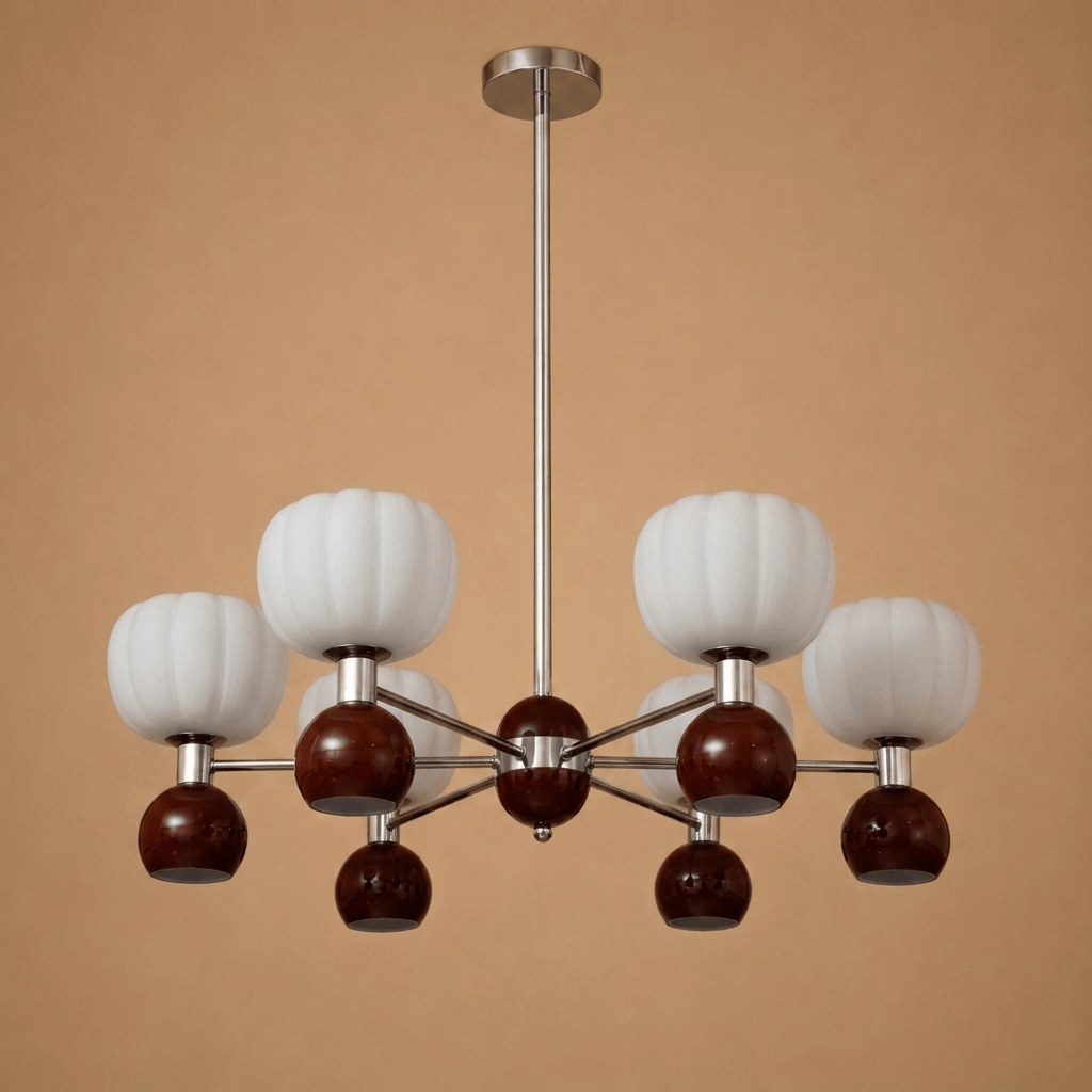 Luxeva Chandelier For Home & Home Decoration Item - Red