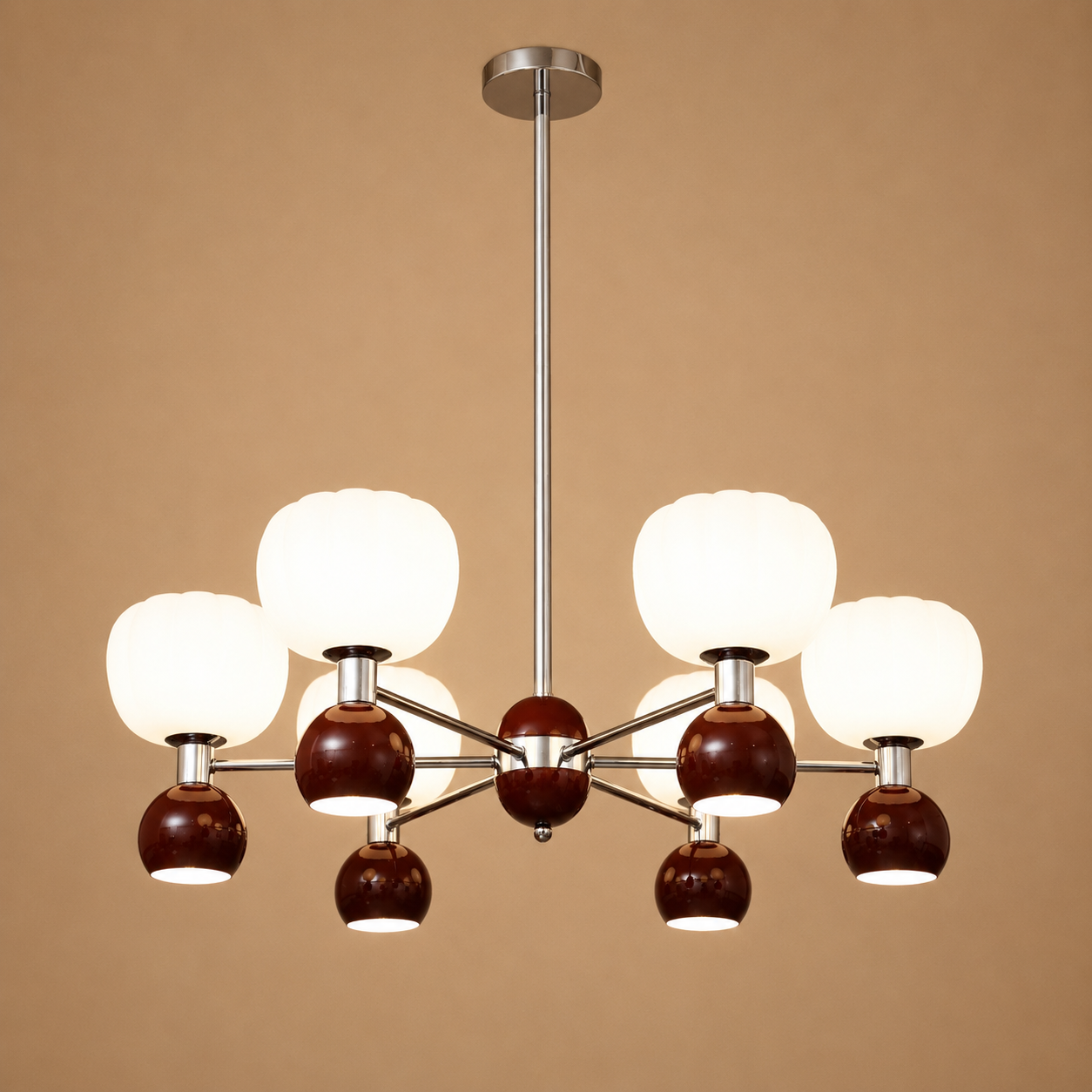 Luxeva Chandelier For Home & Home Decoration Item - Red