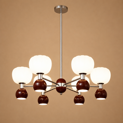 Luxeva Chandelier For Home & Home Decoration Item - Red