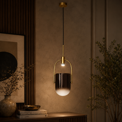 Glowora Pendant Light For Living Room & Home Decoration item - Black