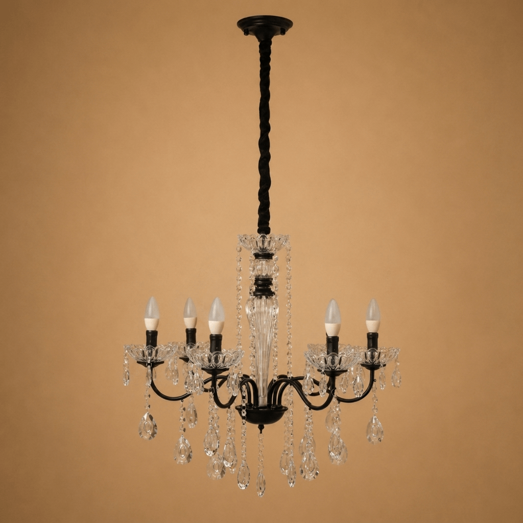 Royal Crystal Glow Chandelier For Home & Home Decoration Item