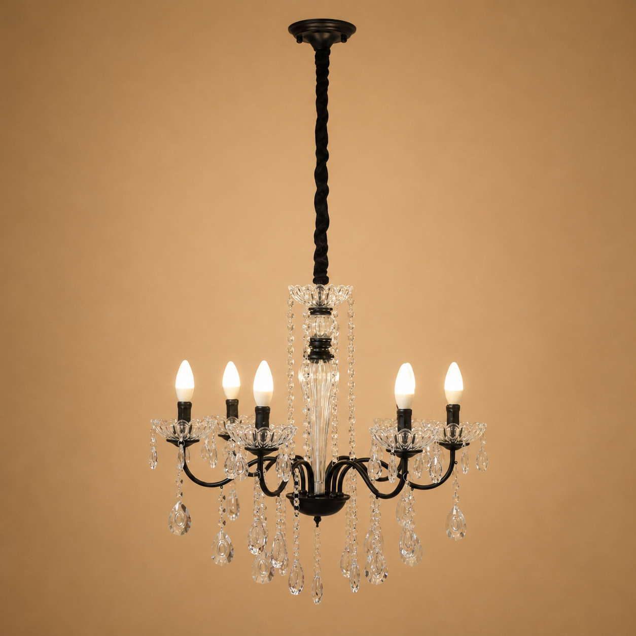 Royal Crystal Glow Chandelier For Home & Home Decoration Item