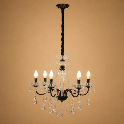 Royal Crystal Glow Chandelier For Home & Home Decoration Item
