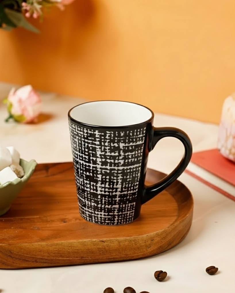 City Sketch Ceramic Coffee Mug - Set Of 4
