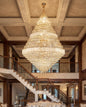 Imperial Crystal Cascade Double Height Chandelier